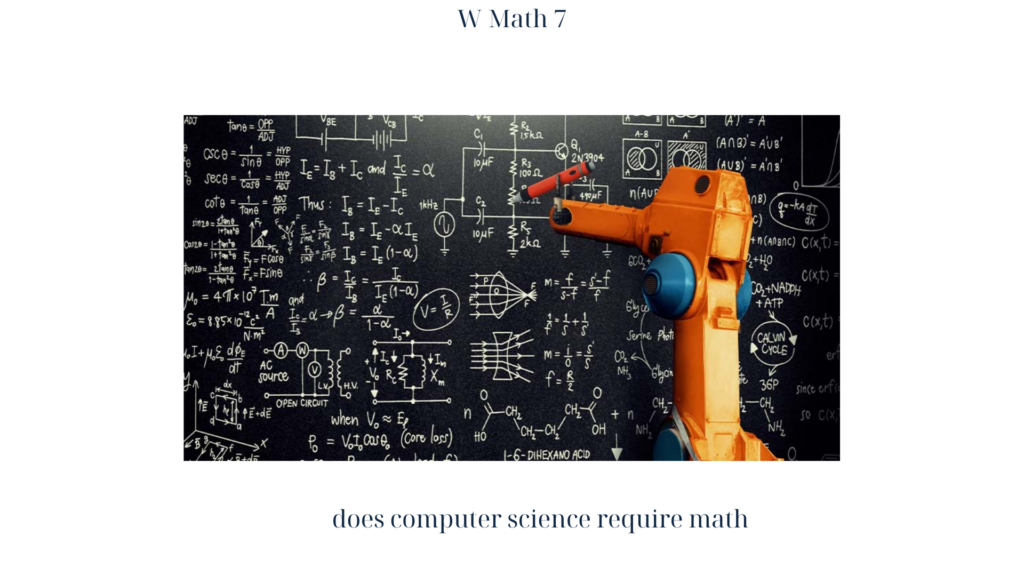 does computer science require math